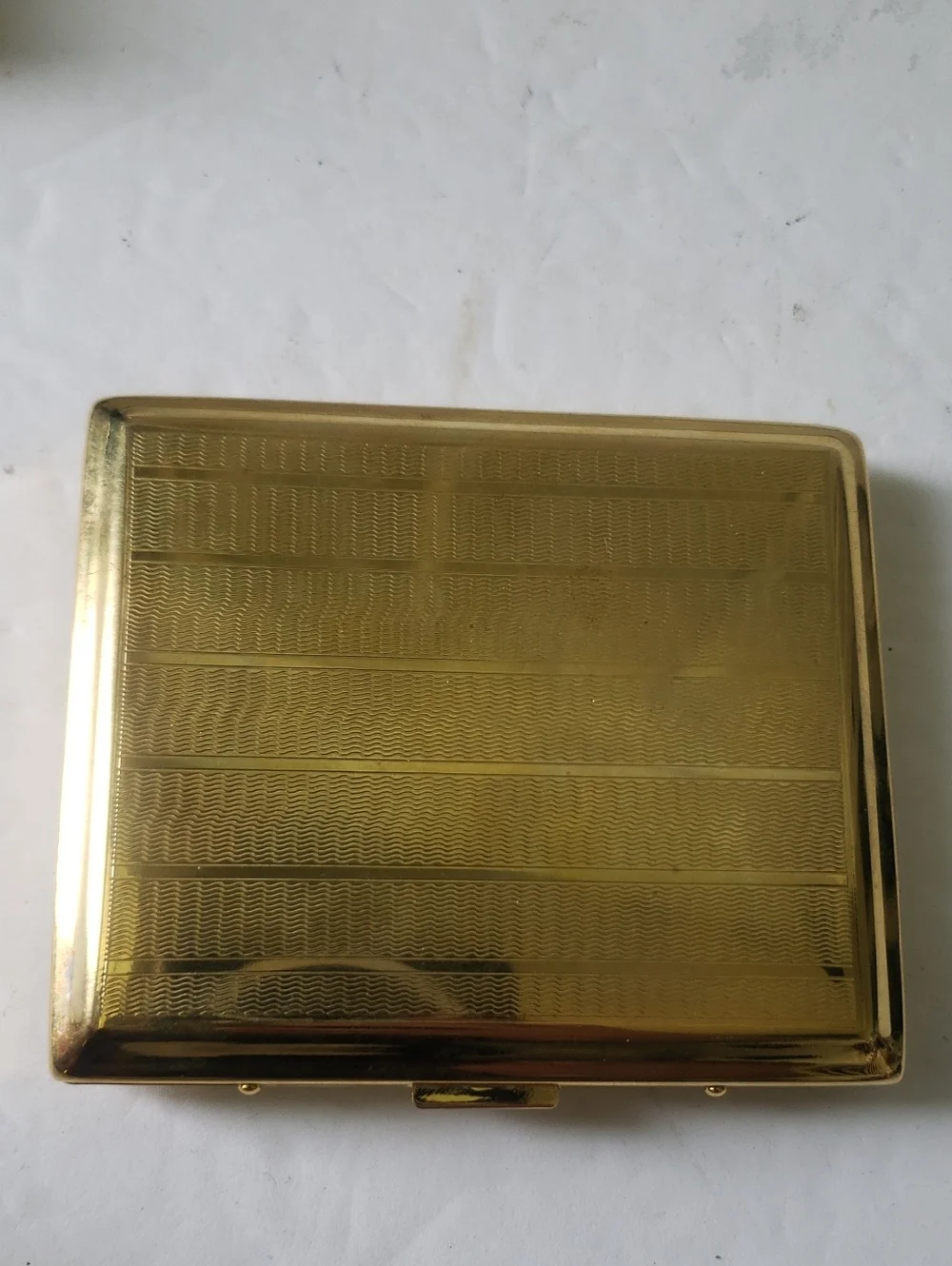Colibri Vintage Gold Toned Cigarette Case Holder
